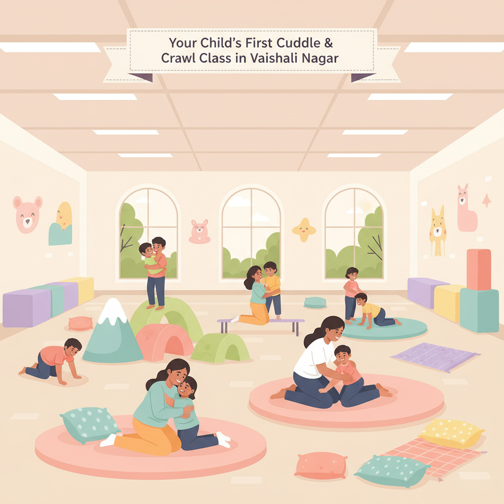 Your Child's First Cuddle & Crawl Class in Vaishali Nagar