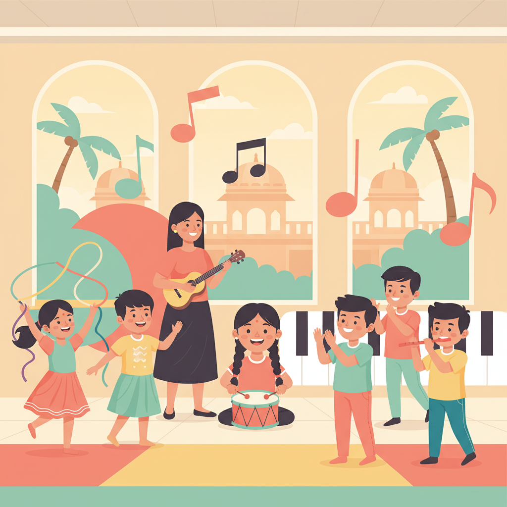 Music's Magic: Brain & Body Boost for Kids in Malviya Nagar, Jaipur