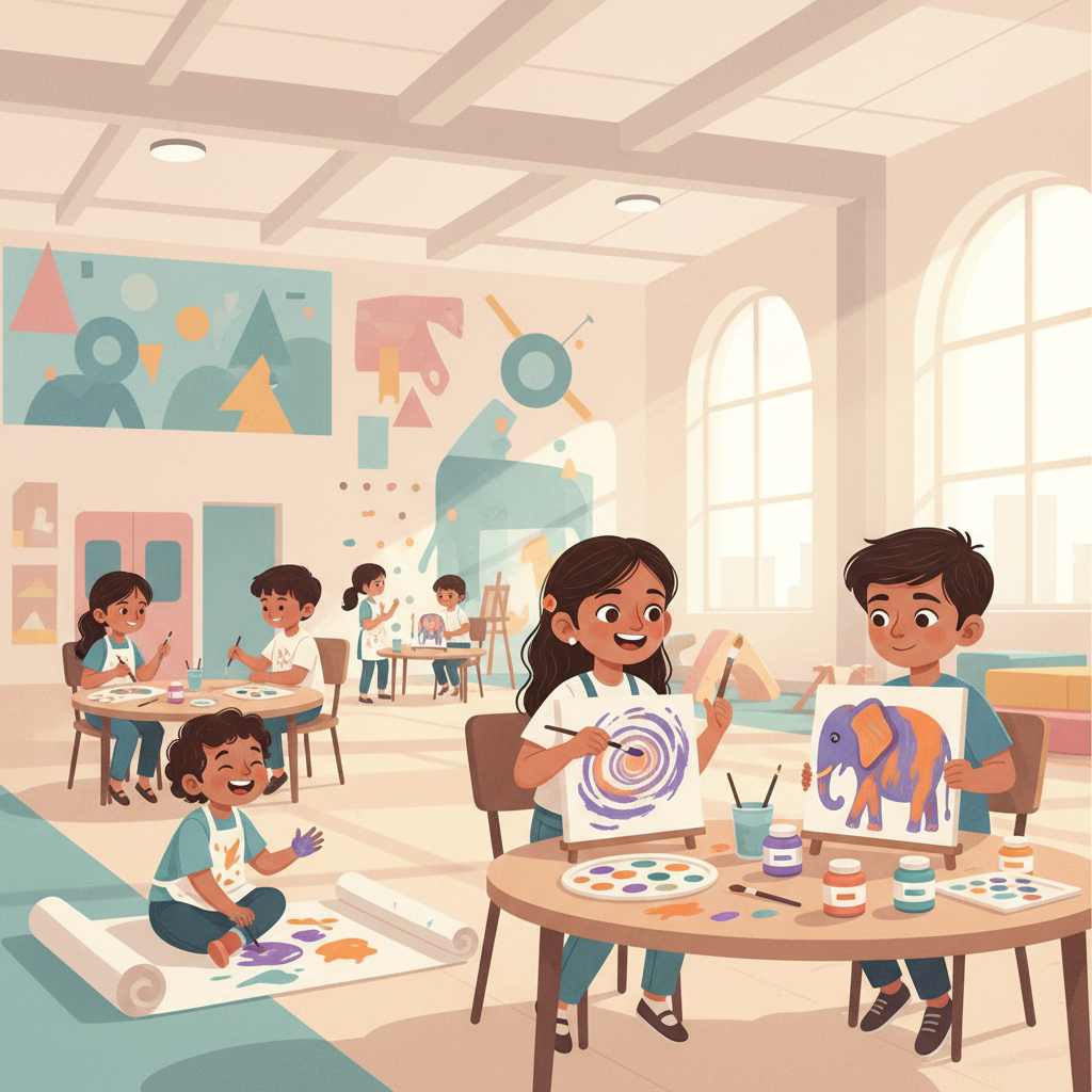 How Painting Shapes Your Child's Brain and Body – A Guide for Jaipur Parents